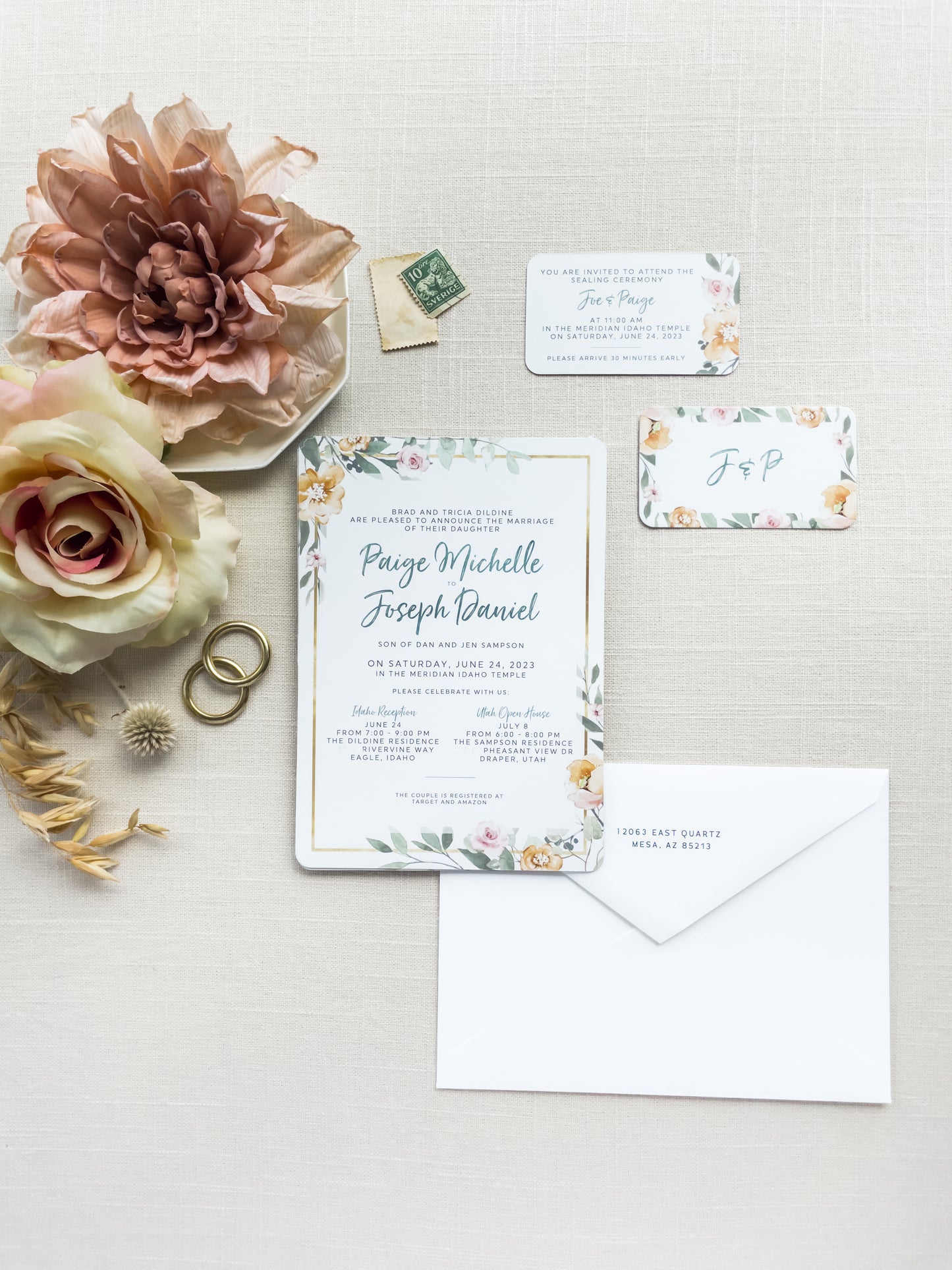 5x7 Signature Wedding Invitation